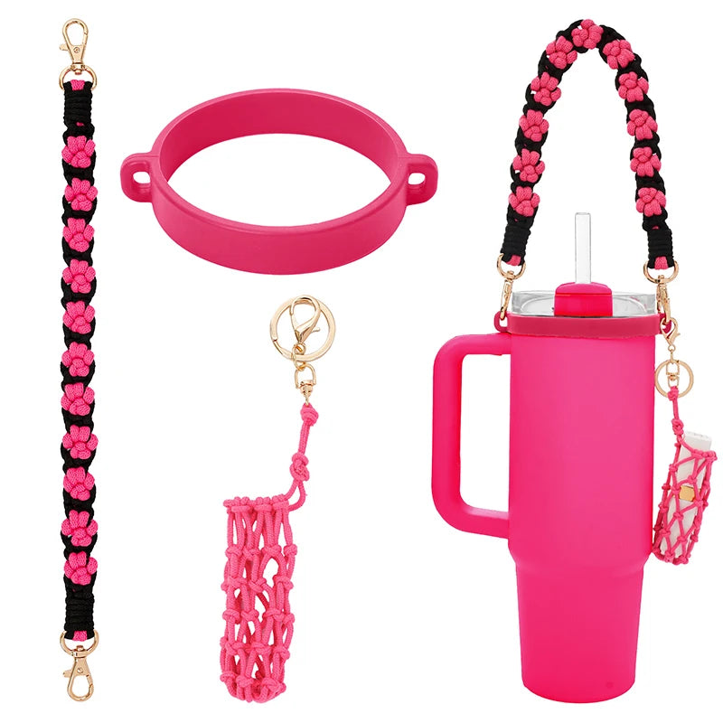 Crochet Tumbler Accessory Set