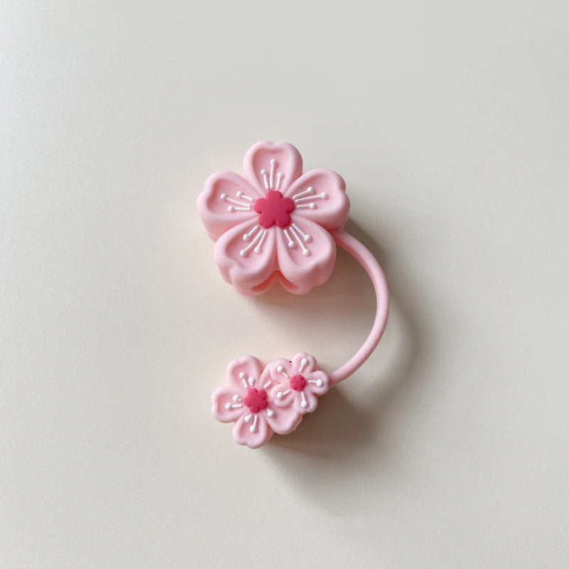 Cute Flower Straw Cover