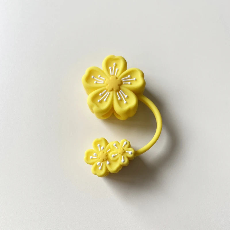 Cute Flower Straw Cover