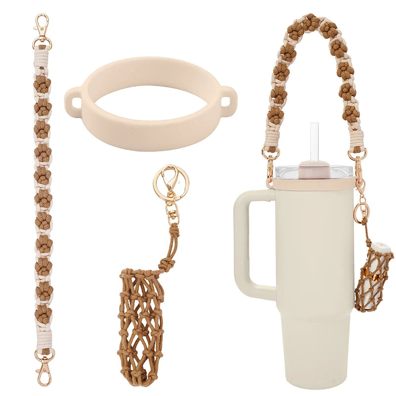 Crochet Tumbler Accessory Set