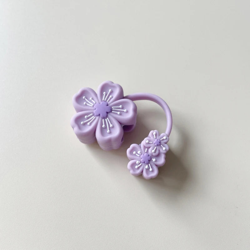 Cute Flower Straw Cover