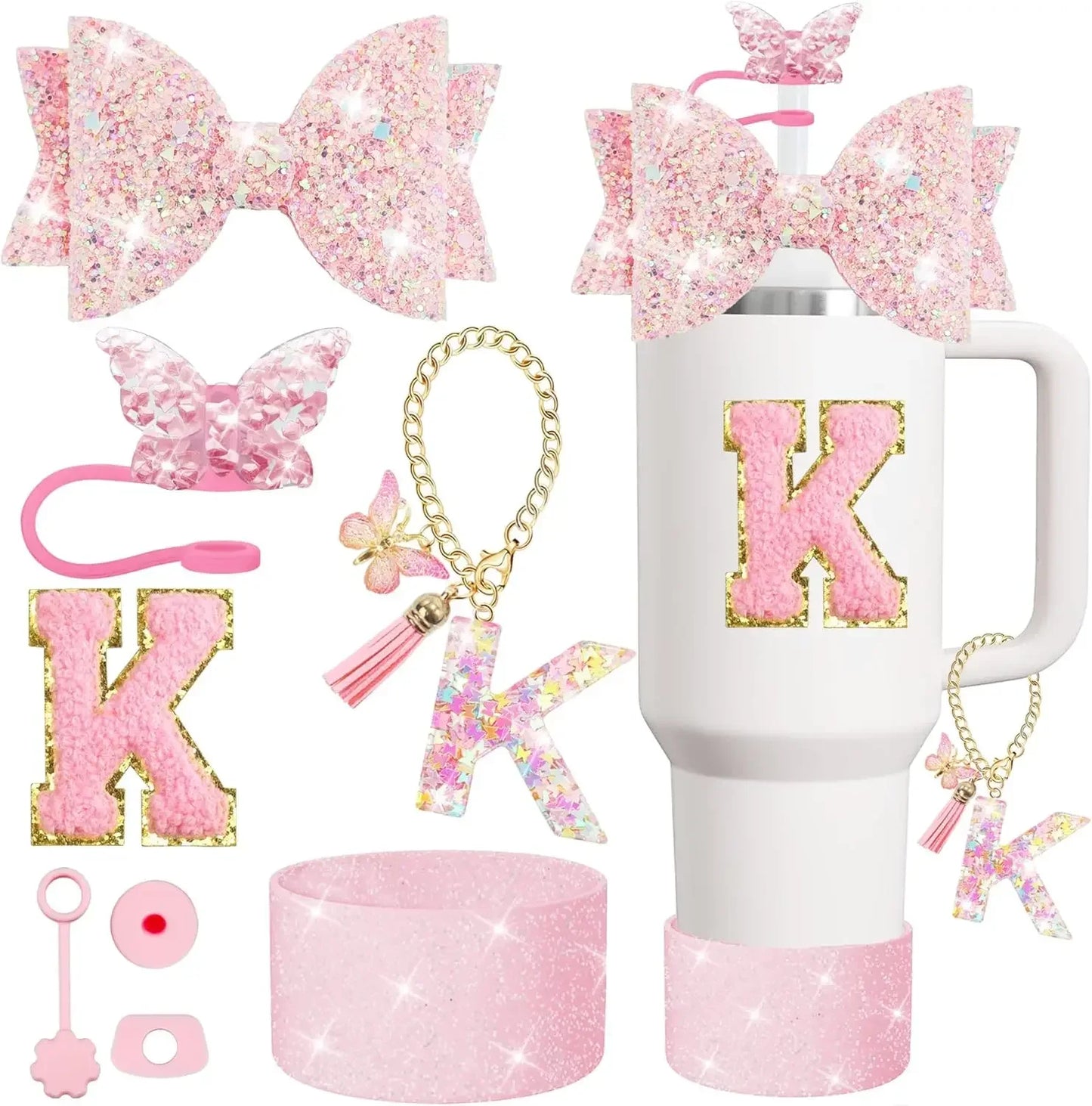 Tumbler Accessory Set with Initials