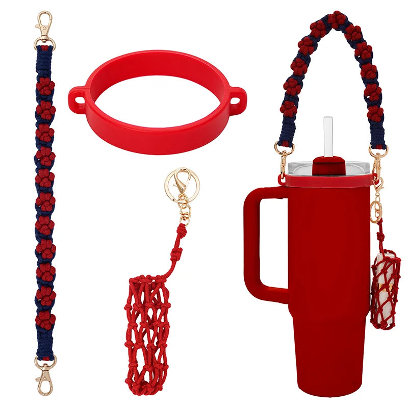 Crochet Tumbler Accessory Set