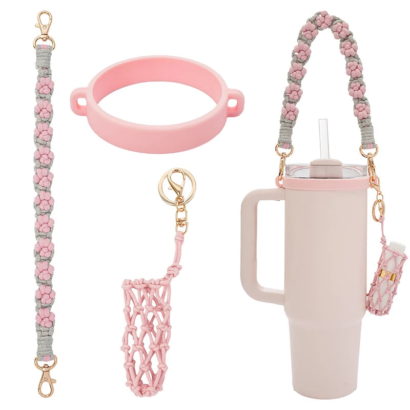 Crochet Tumbler Accessory Set